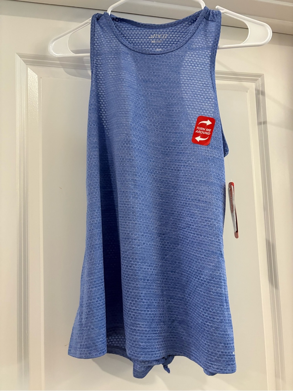 bcg Blue Women's Athletic Tank Top